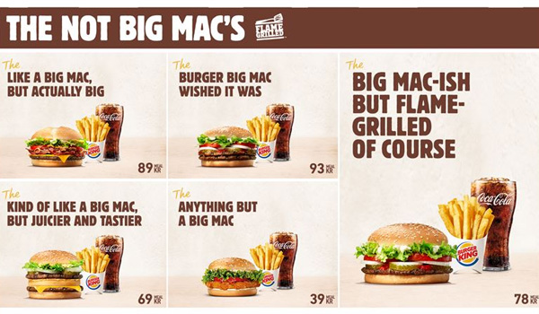 Burger King se moque de McDo et de son Big Mac perdu