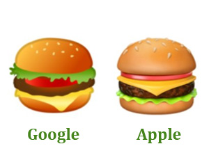 L'émoticône burger de Google fait polémique