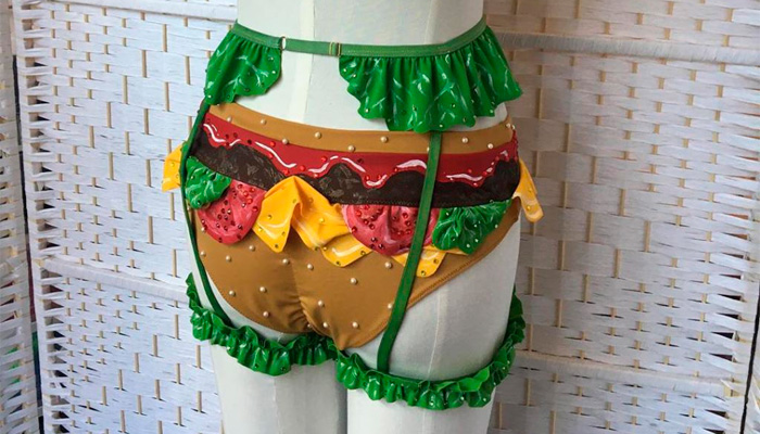 lingerie hamburger
