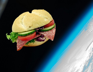 Un sandwich livré dans l'espace pour 3 millions de dollars