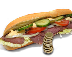 Le sandwich davantage taxé