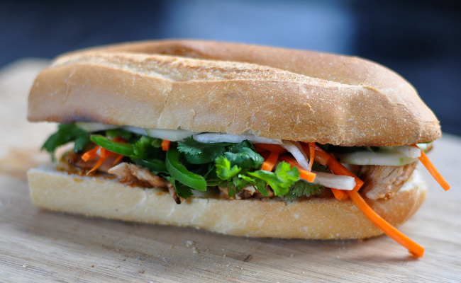 Recette Sandwich au Poulet Vietnamien