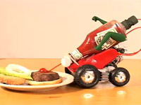Un robot pour servir le ketchup