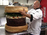 Record du plus gros hamburger