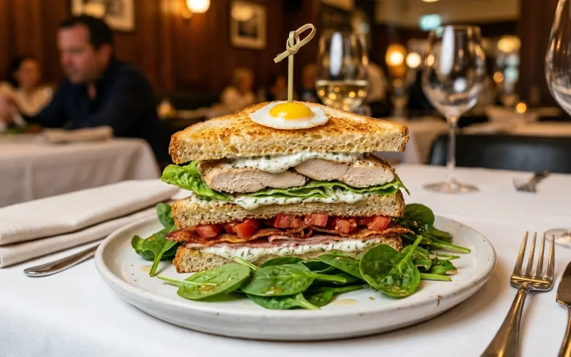 Sandwich de chef : le club-sandwich 39V de Frédéric Vardon