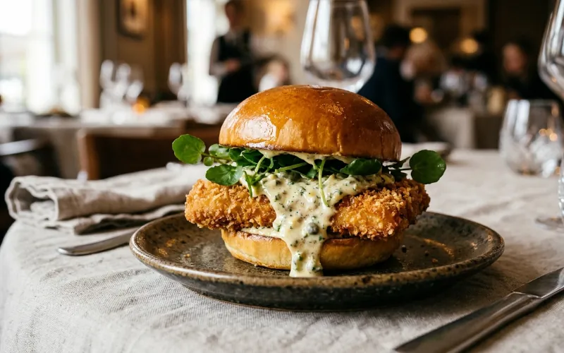 Sandwich de chef : le sandwich au poisson pané de Tom Kerridge