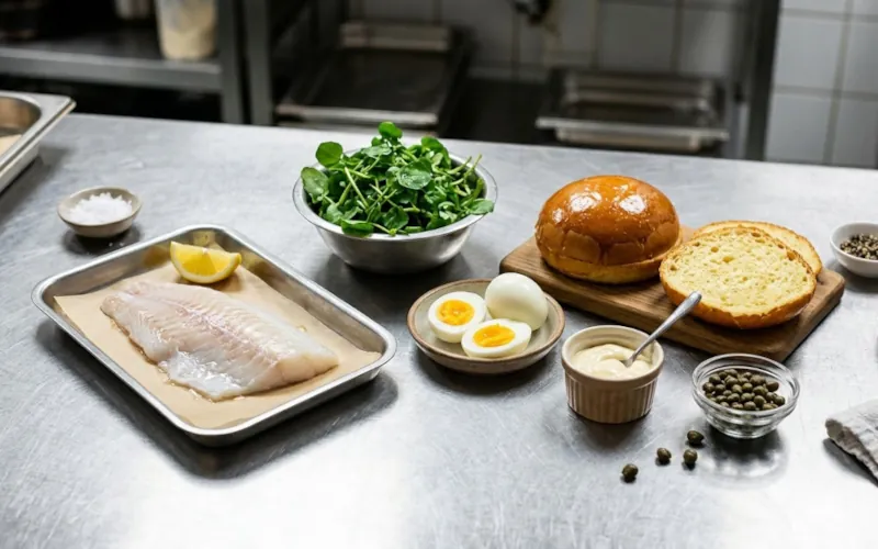 sandwich au poisson pané
