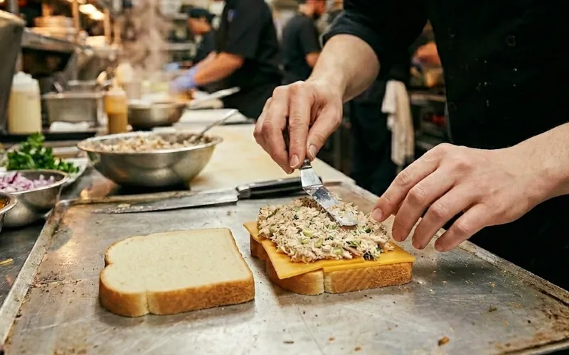 préparation tuna melt