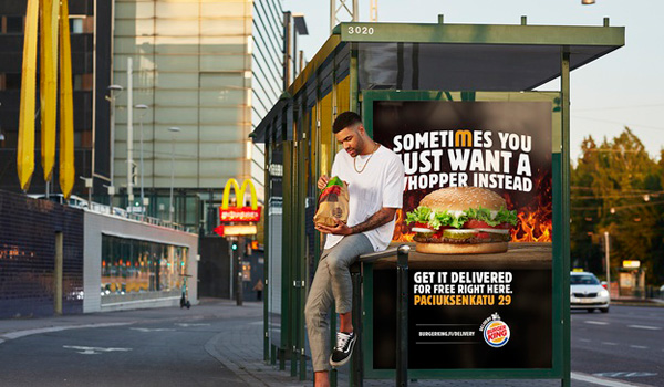Burger King livre gratuitement près des McDo