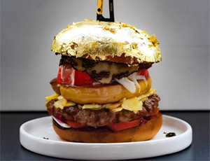Le hamburger le plus cher est recouvert d