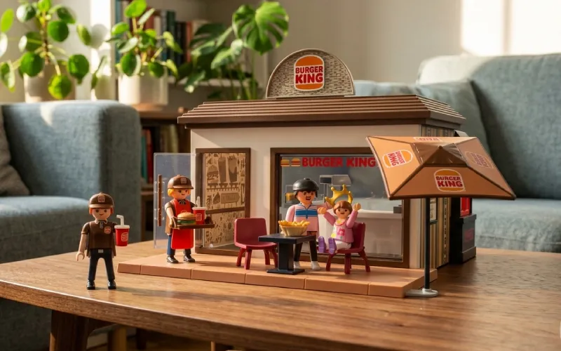 Burger King s'associe à Playmobil pour un restaurant miniature collector