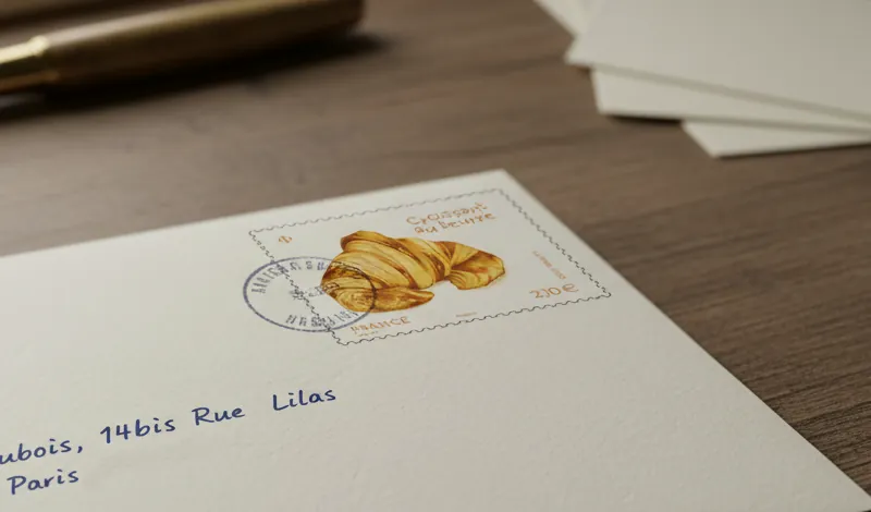 Des courriers plus gourmands avec ces timbres qui sentent le croissant