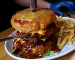 Le hamburger le plus piquant du monde
