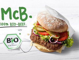 McDonald présente son premier hamburger bio