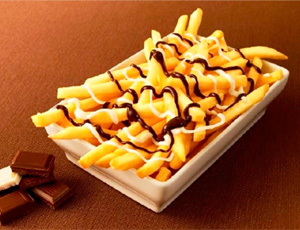 McChoco Potato, les frites à la sauce chocolat