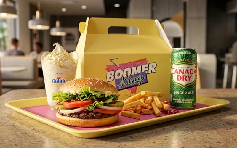 Le menu Boomer King de BK surfe sur la nostalgie des années 80/90