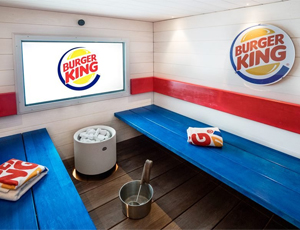 Burger King ouvre un sauna dans un restaurant Finlandais