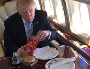 Trump ne mange que du McDo et on vous dit pourquoi
