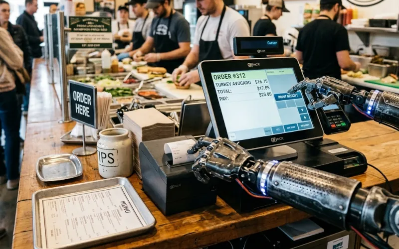 Voici le premier café du monde à être entièrement géré par l'intelligence artificielle