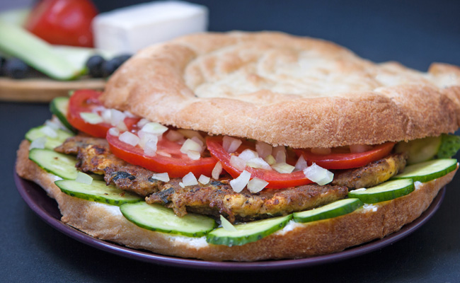 Hamburger Greek